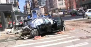 At least 7 injured in New York as vehicle plows through outdoor dining area