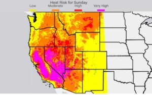 Southwest at highest heat risk level as heat wave this weekend threatens to break all-time temperature records