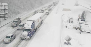 Motorists stranded on I-95 overnight as winter storm wreaks havoc