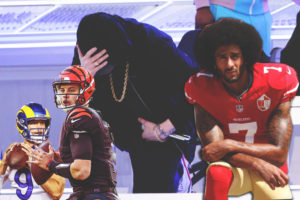 Eminem kneels during Super Bowl 2022 halftime show after rumors of NFL controversy